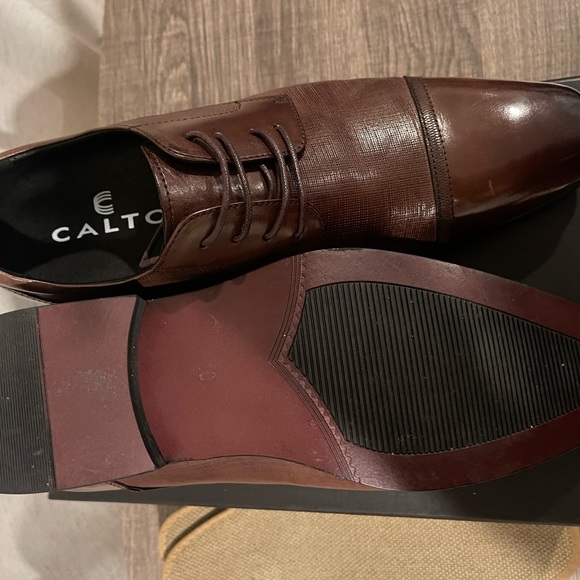 CALTO Men's Invisible Height Increasing Elevator Shoes - Premium Leather - Picture 7 of 14